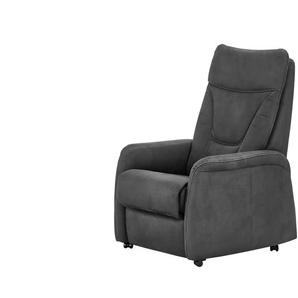 Hukla Fernsehsessel Mikrofaser - grau - Materialmix - 78 cm - 108 cm - cm 90,0 | Möbel Kraft