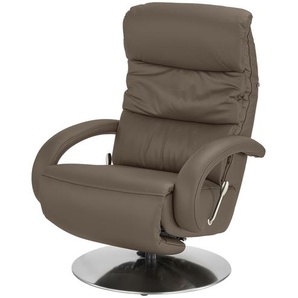 Hukla Leder-Relaxsessel  Florian ¦ braun ¦ Maße (cm): B: 73 H: 102 T: 91.0