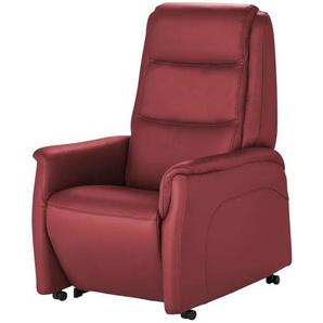 Hukla Ledersessel Dean - rot - Materialmix - 70 cm - 107 cm - cm 88,0 | Möbel Kraft