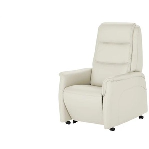 Hukla Ledersessel Dean - weiß - Materialmix - 70 cm - 107 cm - cm 88,0 | Möbel Kraft