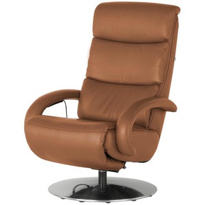 Hukla Ledersessel  Florian ¦ braun ¦ Maße (cm): B: 73 H: 109 T: 91.0