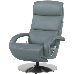 Hukla Ledersessel  Florian ¦ grau ¦ Maße (cm): B: 73 H: 109 T: 91.0