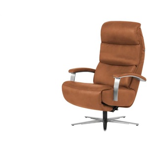 Hukla Ledersessel  Florian ¦ orange ¦ Maße (cm): B: 73 H: 115 T: 91.0