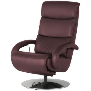 Hukla Ledersessel  Florian ¦ rot ¦ Maße (cm): B: 73 H: 109 T: 91.0