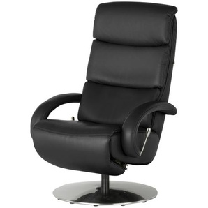 Hukla Ledersessel  Florian ¦ schwarz ¦ Maße (cm): B: 73 H: 115 T: 91.0