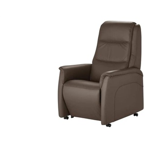 Hukla Ledersessel mit verschiedenen Funktionen Dean ¦ braun ¦ Maße (cm): B: 70 H: 109 T: 88.0