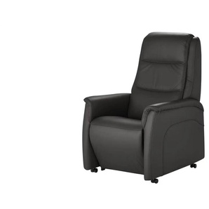 Hukla Ledersessel mit verschiedenen Funktionen Dean - schwarz - Materialmix - 70 cm - 109 cm - cm 88,0 | Möbel Kraft