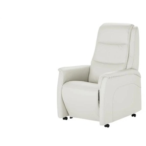 Hukla Ledersessel mit verschiedenen Funktionen Dean - weiß - Materialmix - 70 cm - 109 cm - cm 88,0 | Möbel Kraft