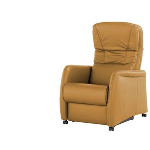 Hukla Ledersessel Tobias - gelb - Materialmix - 75 cm - 105 cm - cm 88,0 | Möbel Kraft