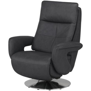 Hukla Relaxsessel mit Aufstehhilfe  Edvin XL ¦ schwarz ¦ Maße (cm): B: 92 H: 115 T: 88.0