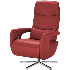 Hukla Relaxsessel  Enno - rot - Materialmix - 72 cm - 110 cm - 85 cm | Möbel Kraft