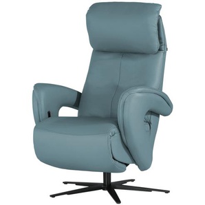 Hukla Relaxsessel  Pierre - blau - Materialmix - 75 cm - 115 cm - 87 cm | Möbel Kraft