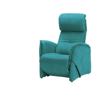 Hukla Relaxsessel  Pierre ¦ türkis/petrol ¦ Maße (cm): B: 75 H: 108 T: 87.0