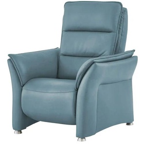 Hukla Sessel Echtleder Corina - blau - Materialmix - 94 cm - 112 cm - cm 90,0 | Möbel Kraft