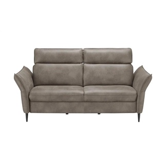 Hukla Sofa 2 5-sitzig  Solea ¦ grau ¦ Maße (cm): B: 196 T: 95.0