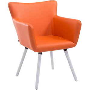 Hukndalen Dining Chair - Modern - Orange - Wood - 64 cm x 56 cm x 86 cm