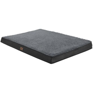 Hundebett Milow orthopädisch wendbar 92x69 cm grau