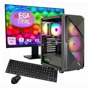 Hyrican GAMEMAX MegaDeal Striker SET2714 7812 i7 14700F 16GB/1TB SSD RTX 5060 Ti Win11 + MSI PRO MP273A Monitor 69cm (27) SET02714