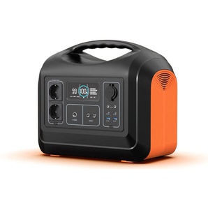 HYRICAN Powerstation UPP-1800, 1800 Watt, 1488 Wh, LiFePO4, tragbarer Akku/Batterie Akkumulatoren mobiles Ladezentrum für Not-& Stromversorgung Gr. 32 V, bunt (schwarz, orange) Solartechnik