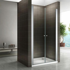 I-flair Duschtür, Duschabtrennung aus 6 mm durchsichtigem Sicherheitsglas Breite: 68-72 cm - Höhe: 180 cm