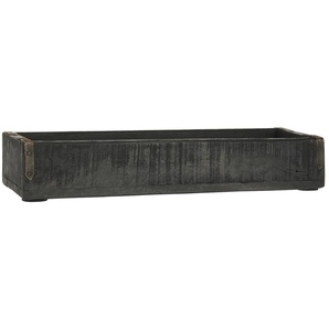 IB Laursen Kiste Metall dunkel braun UNIKA Holz Aufbewahrungs Box Kiste Deko
