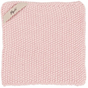 IB Laursen Mynte Topflappen ROSA gestrickt Küche Kochen Topfhandschuhe Rose