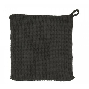 IB Laursen Mynte Topflappen SCHWARZ gestrickt Strick Küche Ofen Handschuhe