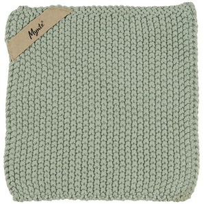 IB Laursen Mynte Topflappen STAUBIG GRÜN gestrickt Küche Kochen Topf Handschuhe
