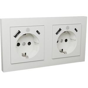 ICY BOX Unterputz Steckdosenset IB-MPS4200W-PD 60947