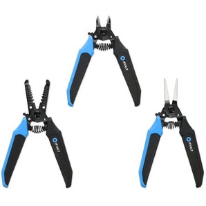 iFixit Mandible Pliers Set Komplett-Set: Enthält eine Abisolierzange, einen Elektronik-Seitenschneider und eine Spitzzange IF145-550-1