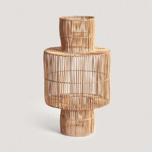 Iluzzia - Lampenschirm für Hängeleuchte Rattan Bonghani Natürlich