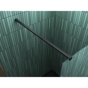 Impex-bad - 140 cm SLIM-DESIGN-Haltestange für Duschwände (schwarz)