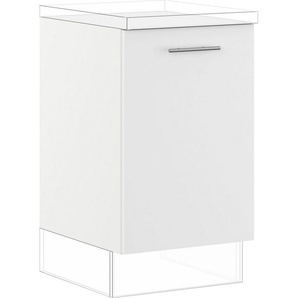 IMPULS KÜCHEN Spülenunterschrank Prag und Valencia, Breite/Höhe: 50/72,3 cm, mit Soft-Close vormontiert, mit Auszug, mit Abfallsammler