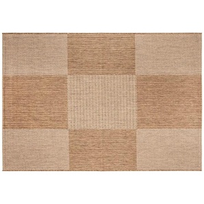 In- & Outdoor Teppich - braun - Synthetische Fasern - 133 cm | Möbel Kraft