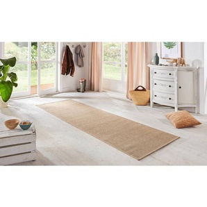 In-/Outdoorläufer Nature Beige/Beige Webstoff 80 x 350cm