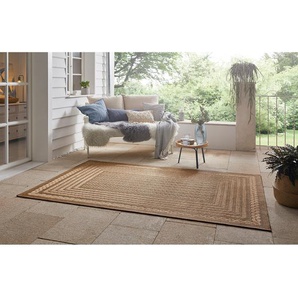 In- & Outdoorteppich Limonero Braun/Sand Polypropylen 80 x 150cm