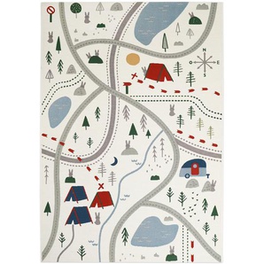 In- und Outdoorteppich Little Camper, 123 x 180 cm, von Nattiot