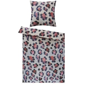 indigo Mako-Satin Bettwäsche Animalistic - blau - Materialmix - 135 cm | Möbel Kraft