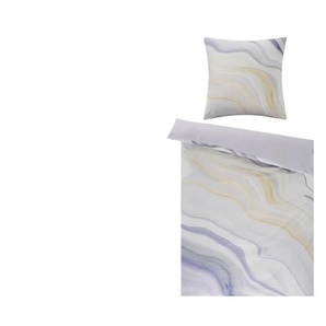 indigo Mako-Satin Wende-Bettwäsche - Materialmix - 135 cm | Möbel Kraft