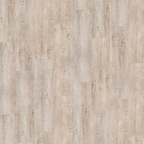 INFLOOR Teppichfliesen Velour Holzoptik Pinie hell Teppiche 14 Stück, 4 m², 25 x 100 cm, selbsthaftend, für Stuhlrollen geeignet Gr. B/L: 25 cm x 100 cm, 6 mm, 3,5 m², 14 St., braun (holzoptik pinie hell) Teppichfliesen