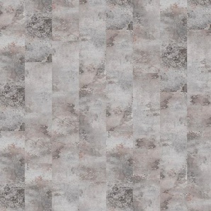 INFLOOR Teppichfliesen Velour Steinoptik Marmor grau Teppiche 14 Stück, 4 m², 25 x 100 cm, selbsthaftend, für Stuhlrollen geeignet Gr. B/L: 25 cm x 100 cm, 6 mm, 3,5 m², 14 St., grau (steinoptik marmor grau) Teppichfliesen