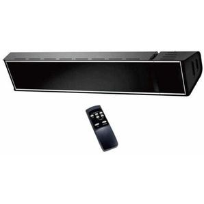 Infrarotstrahler Mit Schwarzem Glas Cm 13,9x11x74,2 Sined Caldo Vetro Nero 2000