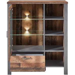 Innostyle Cardiff Highboard Used Style Optik Dark