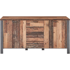 Innostyle Cardiff Sideboard Holzwerkstoff Used Style Optik Dark
