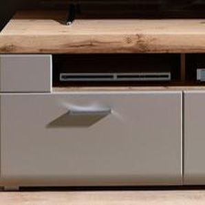 Innostyle Fun Plus II TV-Lowboard Basalt/Eiche Altholz 140x51x47