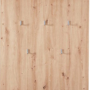 Innostyle Garderobenpaneel Fun Garderobenpaneel, 84x135x27cm (B/H/T) (1 St), 1 Boden mit Kleiderstange, 5 Haken