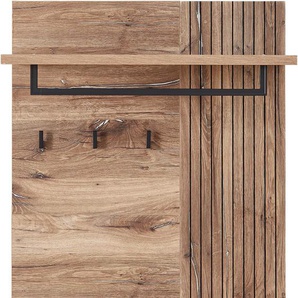 Innostyle Garderobenpaneel »LINEA Garderobenpaneel, 82x134x30cm (B/H/T)«, (1 St.), 1 Ablegeboden, 1 Kleiderstange, 3 Haken