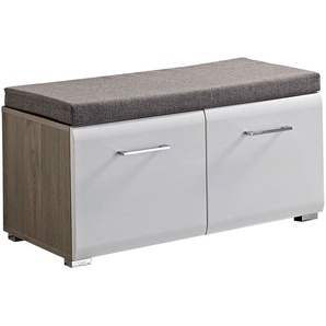 Schuhbank INNOSTYLE Funny Sitzbänke Gr. B/H/T: 84,0 cm x 37,0 cm x 40,0 cm, Polyester, Sitzbank, weiß Schuhbänke und Schuhtruhen Sitzbänke