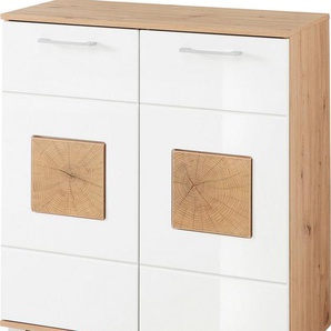 Innostyle Schuhschrank Fun Schuhschrank, 84x95x38cm (B/H/T) (1-St) 2 türig, 4 Einlegeböden, Softclose, ABS Kantenschutz