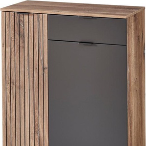 Innostyle Schuhschrank LINEA Schuhschrank, Schubkasten, 82x103x38cm (B/H/T) (1-St) 2 Holztüren, Schubkasten, Soft-Close,ABS-Schutzkanten